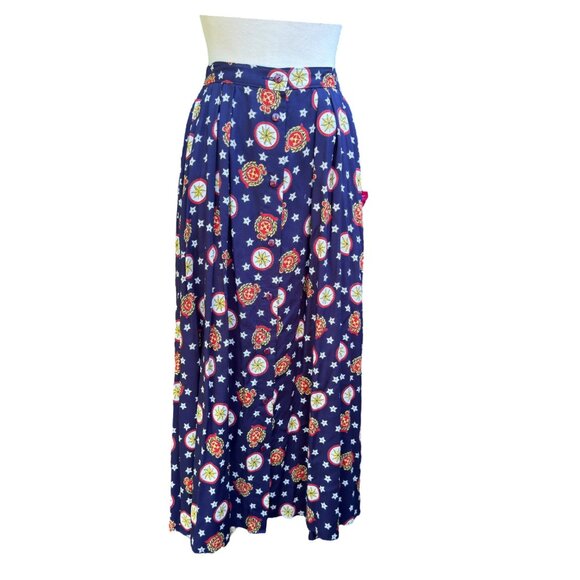 Pendleton Dresses & Skirts - Vintage Pendleton Nautical MIDI Skirt with Pockets Multicolor Size 6